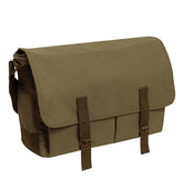 Rothco Deluxe Vintage Canvas Messenger Bag - Olive Drab