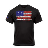 Rothco Colonial Betsy Ross Flag T-Shirt - Black