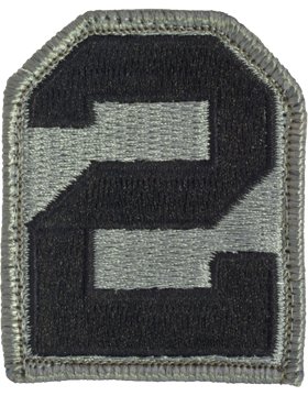 2nd Army ACU Patch Foliage Green - Closeout Great for Shadow Box