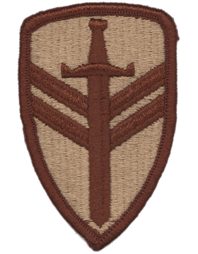 2nd Support Brigade Desert Patch - Closeout Great for Shadow Box