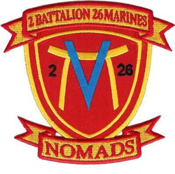 2nd Battalion 26th Marines USMC Patch - NOMADS