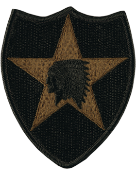 2nd Infantry Division OD Patch - Army BDU Subdued CLOSEOUT Buy Now and Save !