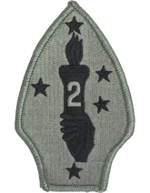 2nd Marine Division ACU Patch - Foliage Green