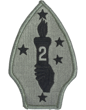 2nd Marine Division ACU Patch - Foliage Green