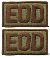 2 Pack of Air Force EOD OCP Patch Spice Brown - Explosive Ordnance Disposal