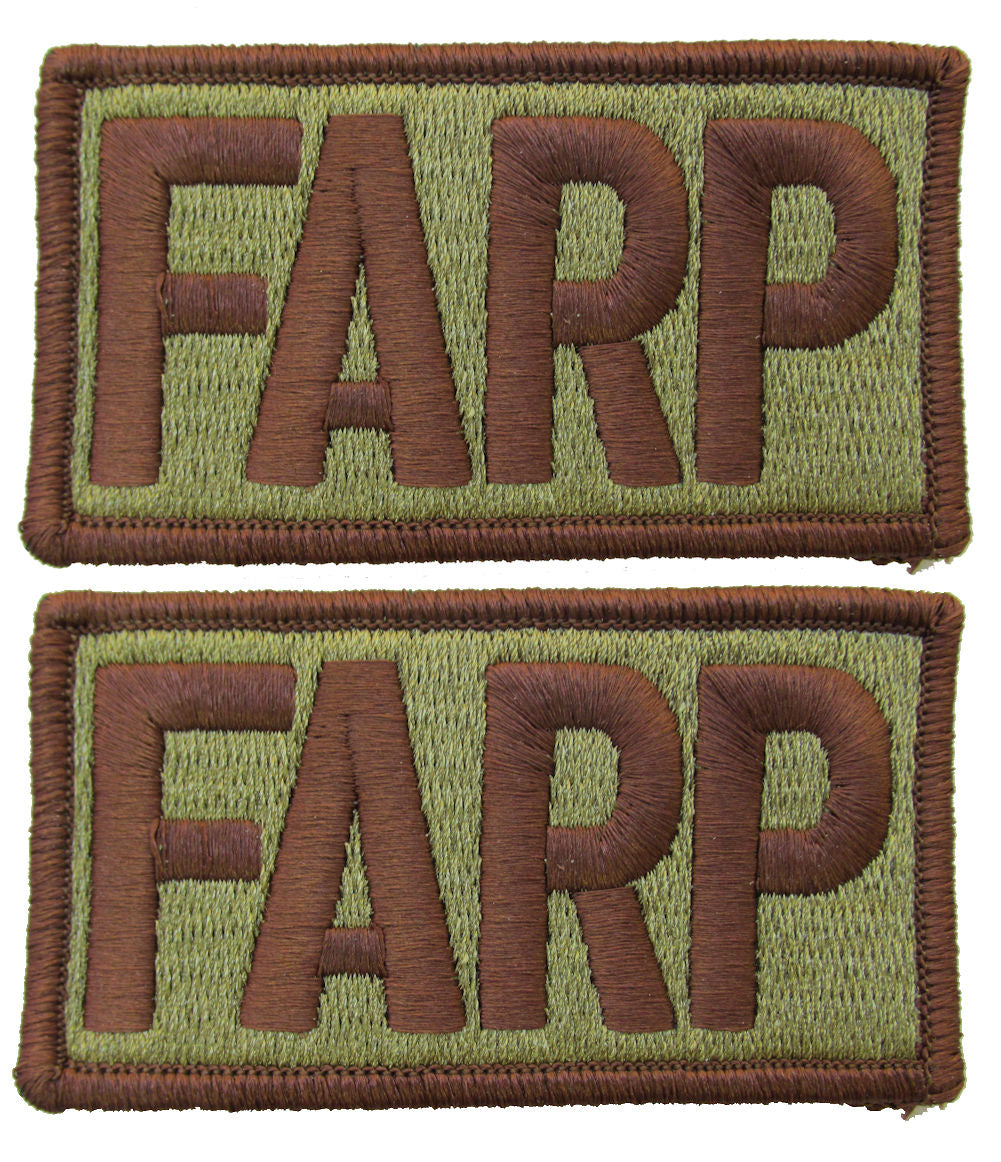 2 Pack of Air Force FARP OCP Patch Spice Brown - Forward Area Refueling Point
