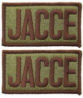 2 Pack of Air Force JACCE OCP Patch Spice Brown - Joint Air Component Command Element