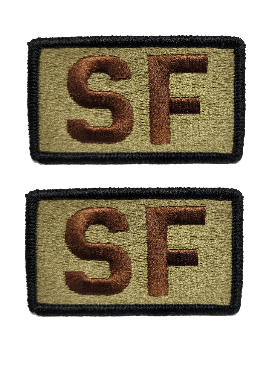 Secureforce Patch 2 Pack of SF Security Forces OCP Patches with Black Border