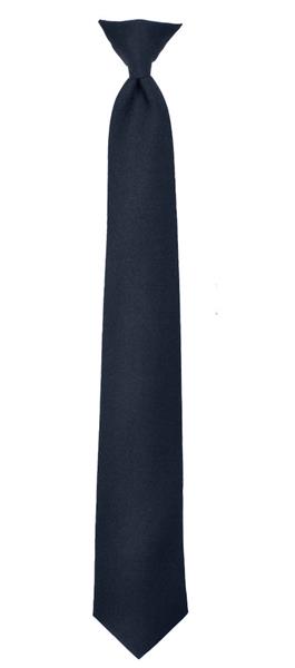 Midnight Navy Blue Clip-On Neck Tie