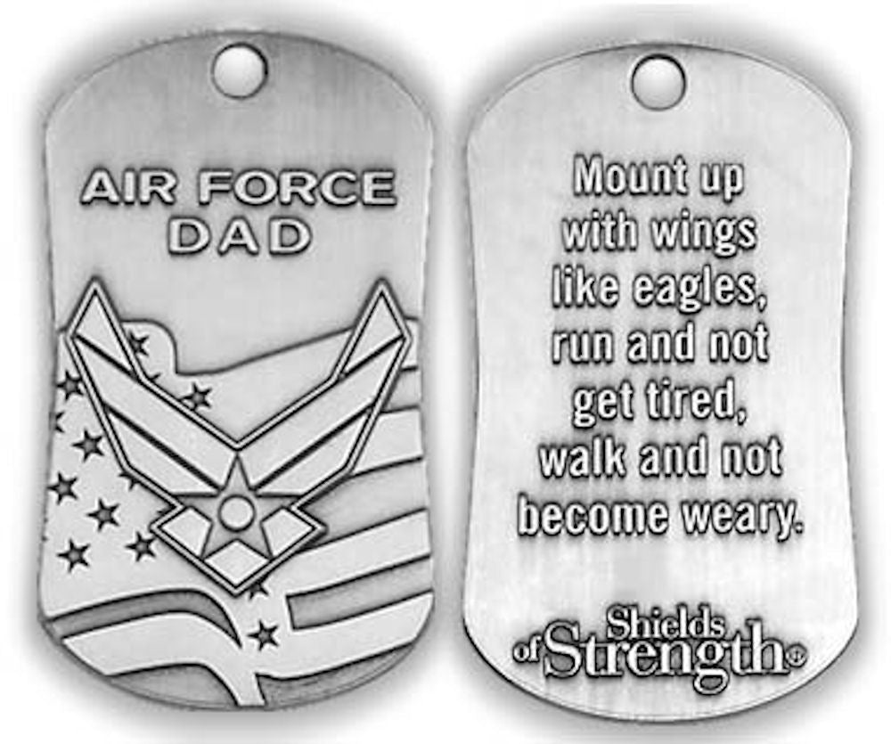 U.S. Air Force Dad Dog Tag Necklace