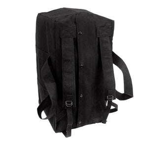 Rothco Mossad Type Tactical Canvas Cargo Bag / Backpack Black