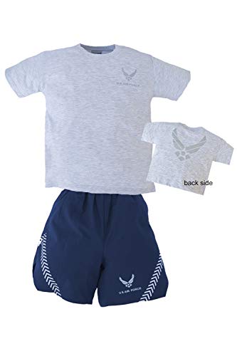 Trooper Clothing Kids Air Force PT 2 Piece Shirt/Shorts Set