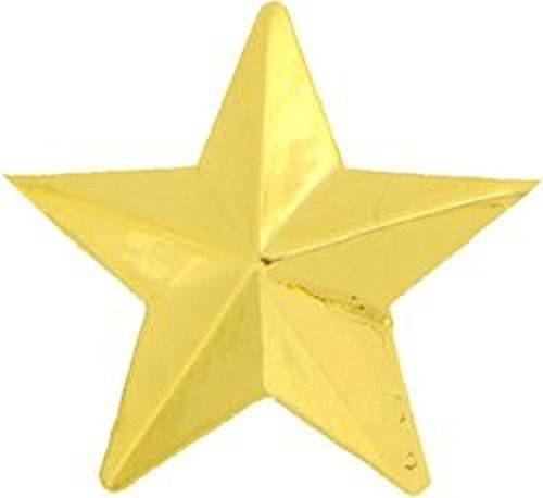 1 Star General Small Hat Pin - GOLD