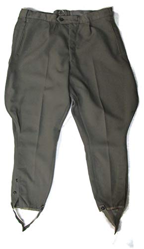 East German Military Breeches - Grey - Authentic European Surplus Military Pants