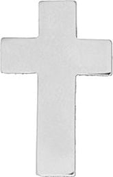Chaplain's Cross Silver Small Pin
