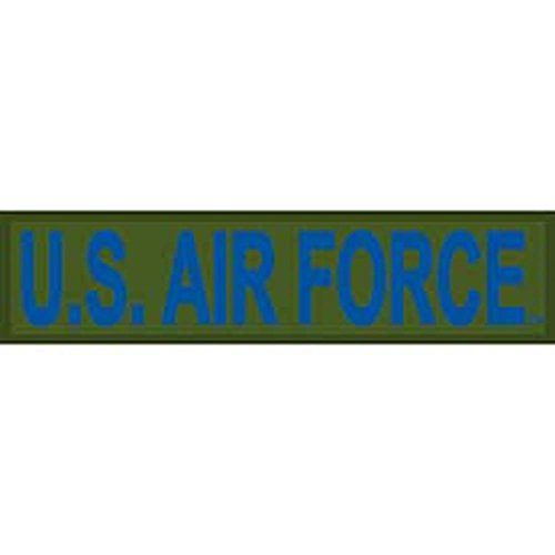 Eagle Emblems PM0101 Patch-USAF,Tab (Blu/Grn) (1.125x5 inch)