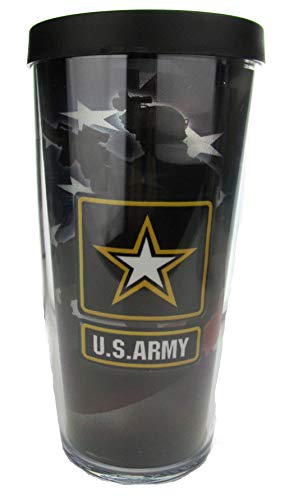 U.S. Army Star Thermal Insulated 16oz Tumbler with Lid