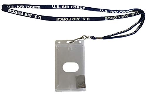 USAF Badge Holder and Lanyard