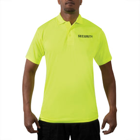 Rothco Moisture Wicking Security Polo safety green