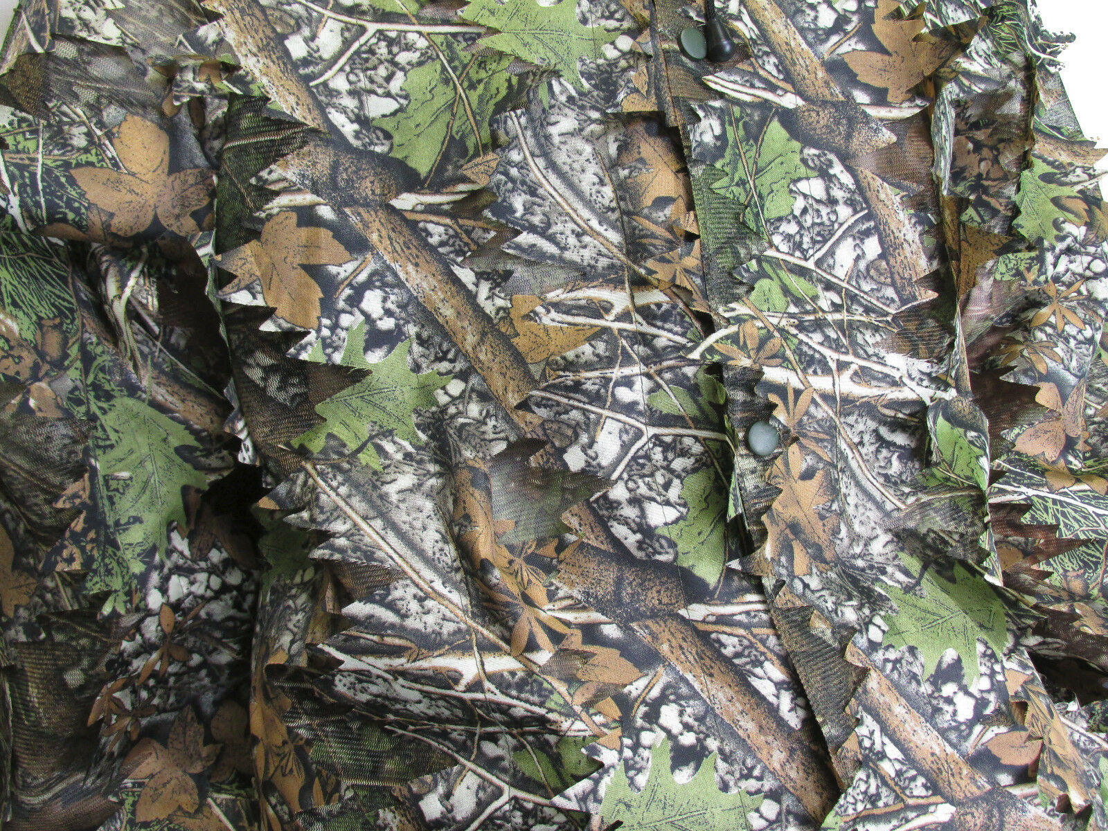 Adult Size XXS - 3D Camouflage Ghillie Suit - FOREST LEAF Camo