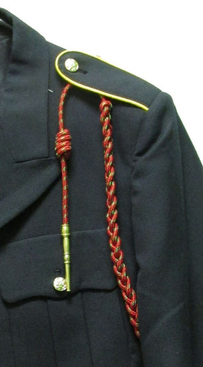 U.S. Army Fourragere - Updated - French WWII Shoulder Cord with Gold Tip U.S. Army Fourragere - Updated - French WWII Shoulder Cord with Gold Tip