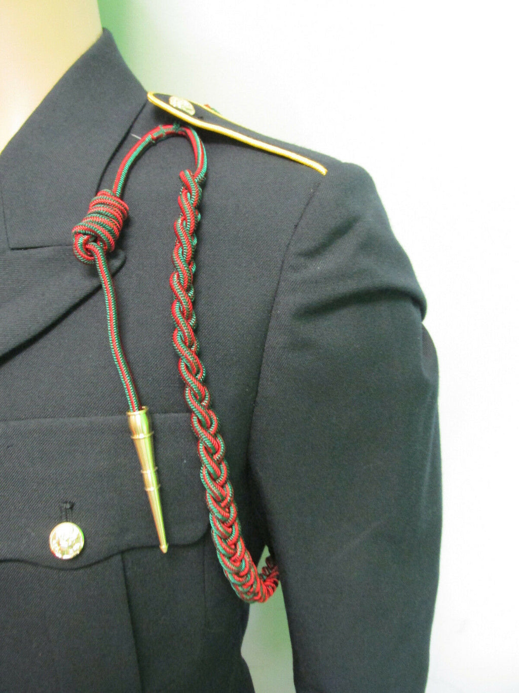 how to put french fourragere on dress blues U.S. Army Fourragere - NEW