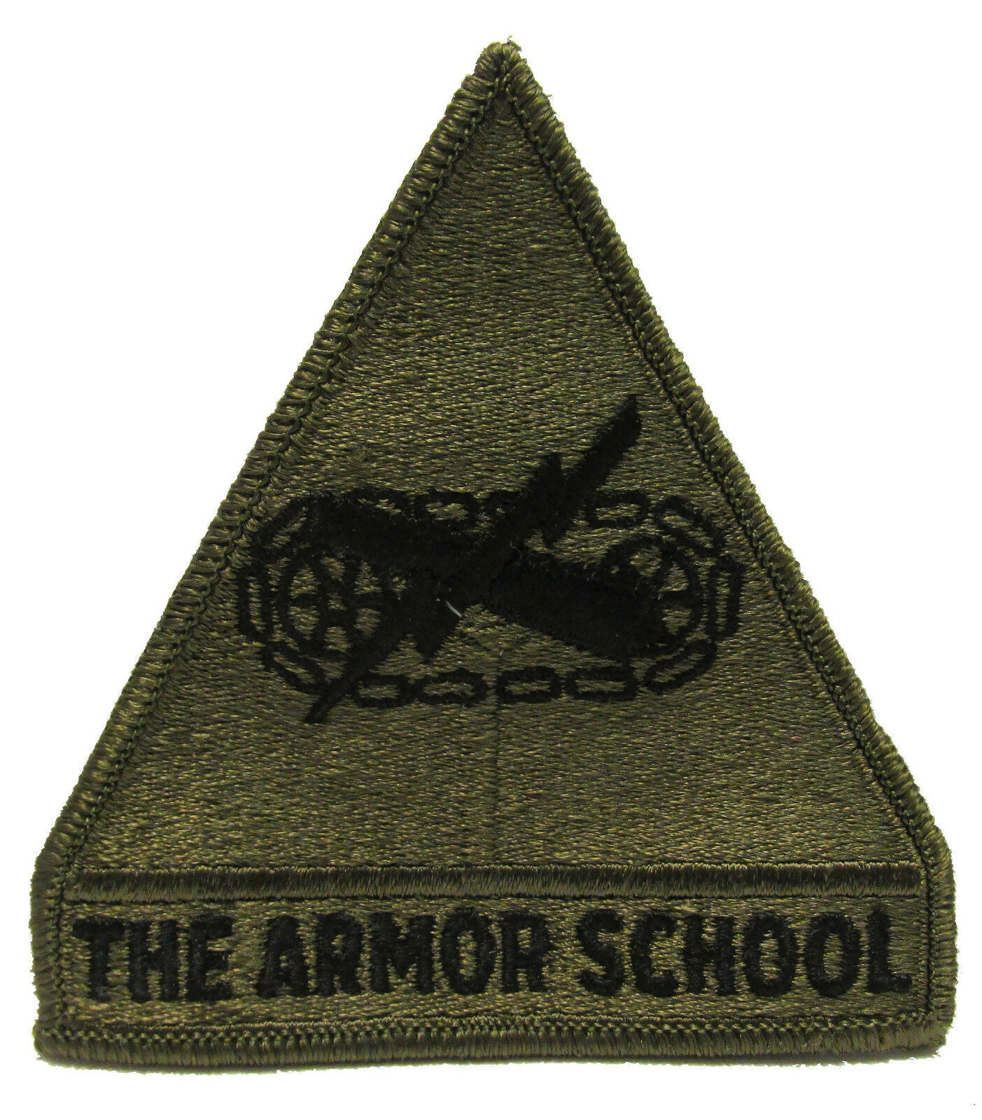 Lot of 10 - 1970s Military Surplus Vietnam Era - Army Armor School Patch Subdued