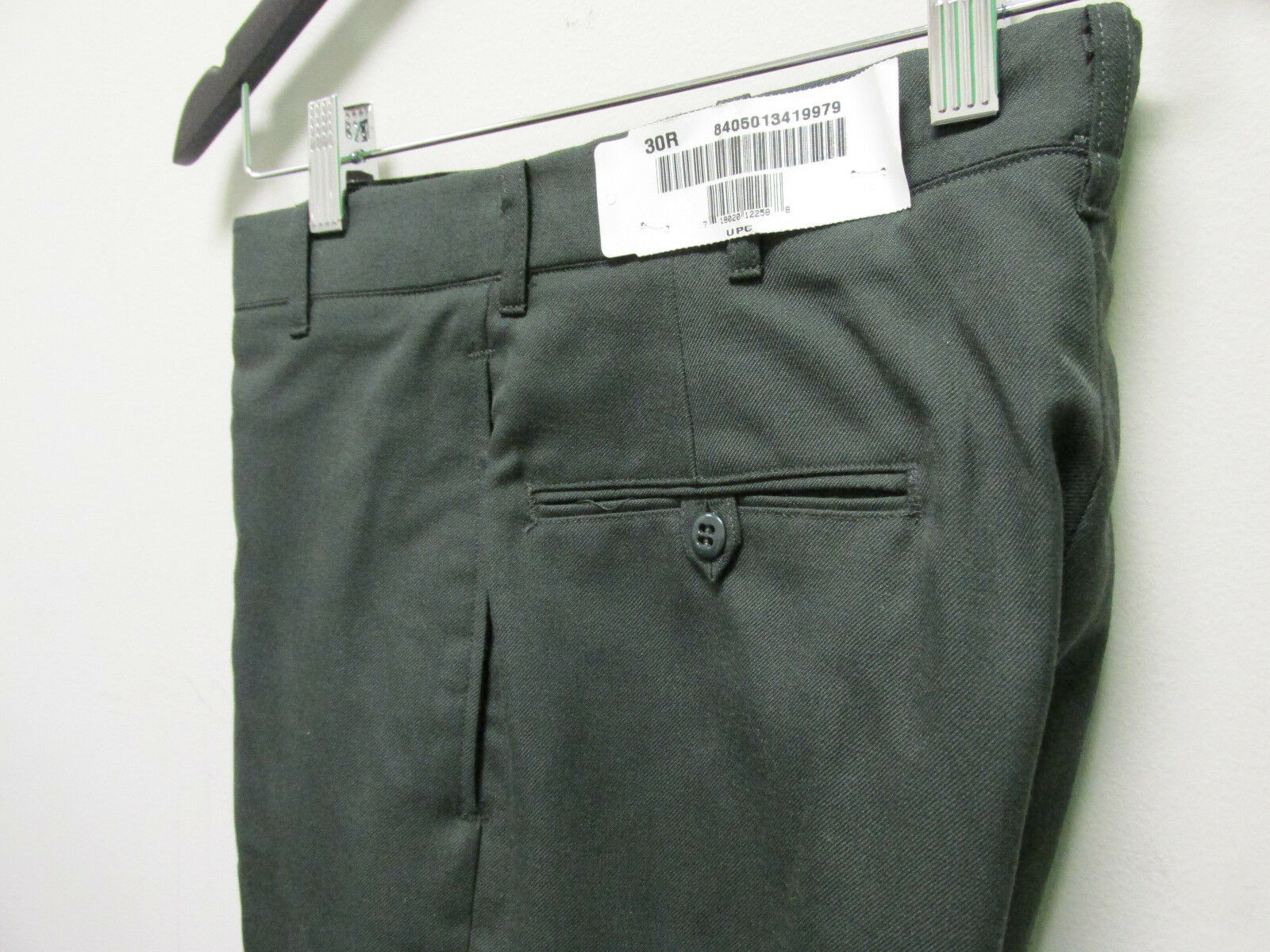 Men's Army Class A Dress Pants Dress Green - New Military Surplus - 30R UNHEMMED