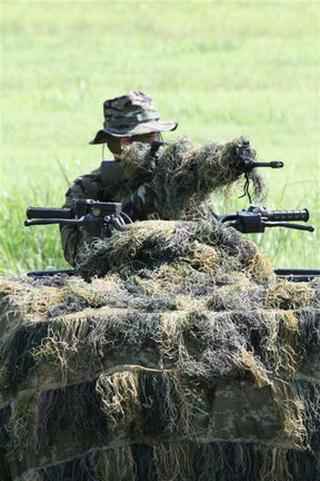 GHILLIE BLIND CAMO NETTING - Ghillie Blanket for Concealment and Gear