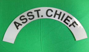 Assistant Chief Decal - Military Surplus - ASST. CHIEF Sticker