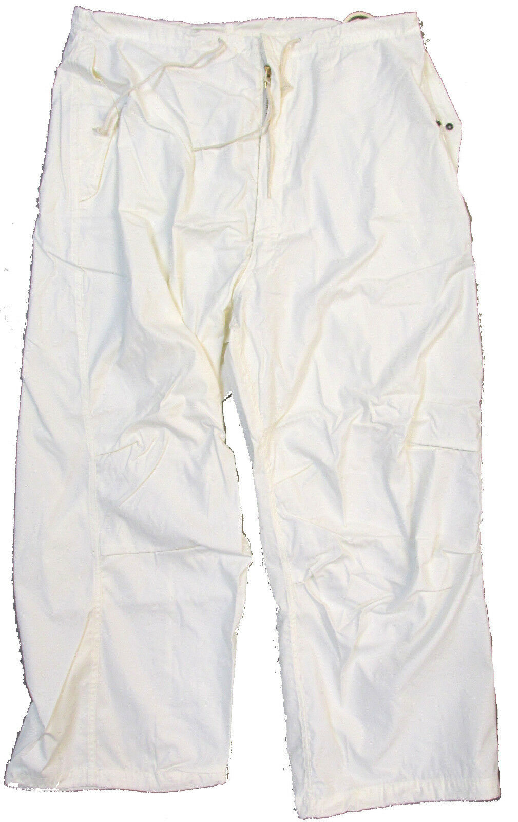 U.S. Military Surplus Water Repellant Trousers - WHITE Snow Camo - MEDIUM