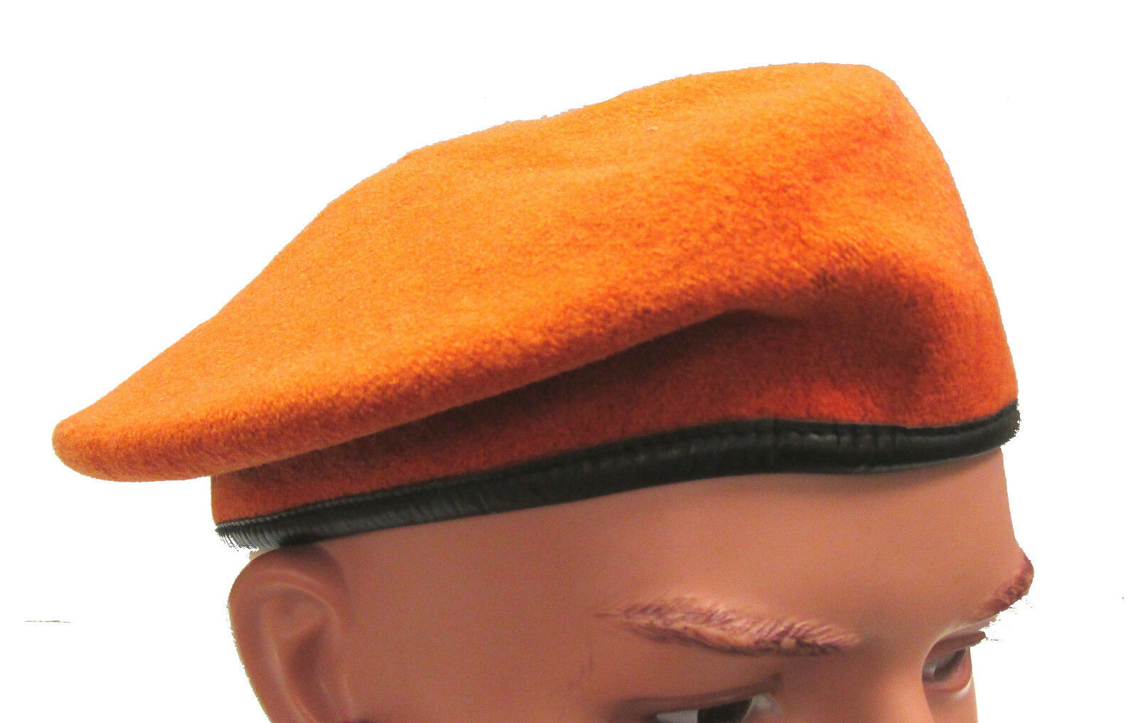 Czech Military Beret ORANGE/RED - European Military Surplus Beret -Various Sizes