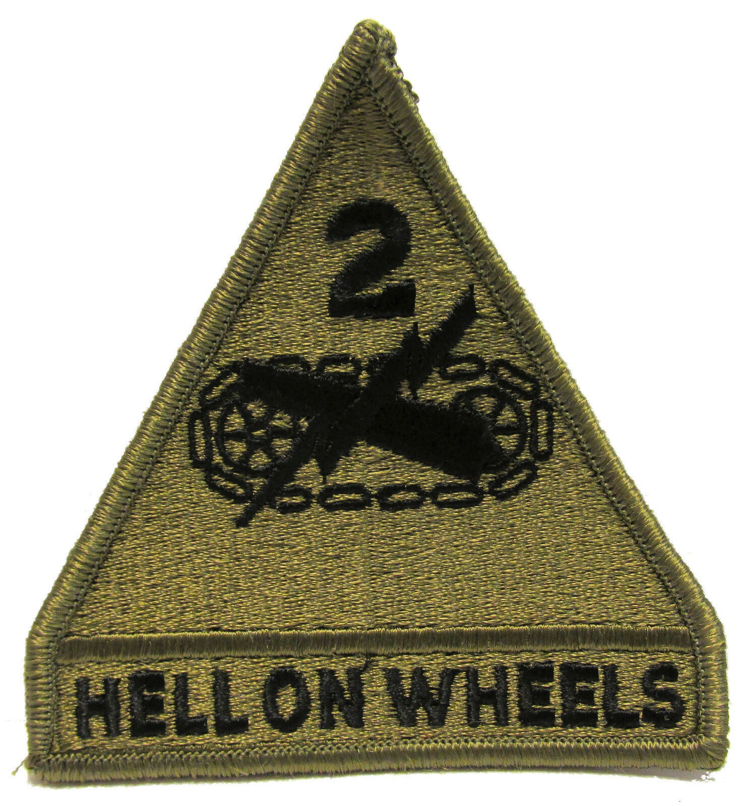 Surplus Patch Lot of 10 - 1990s Military Surplus - 2nd Armored Division Patch Subdue