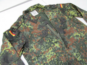 CLEARANCE - Flecktarn Camouflage German Army Shirt/Jacket - NEW Unissued - One Size Remaining!