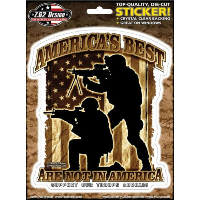Military Decal - America's Best Sticker