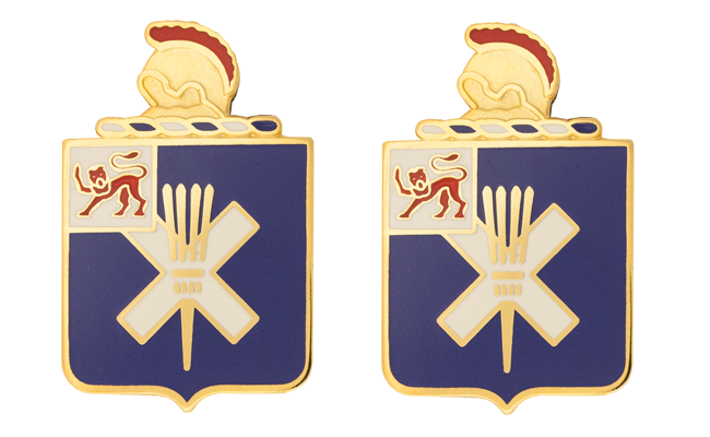 32nd Infantry Unit Crest DUI - 1 Pair