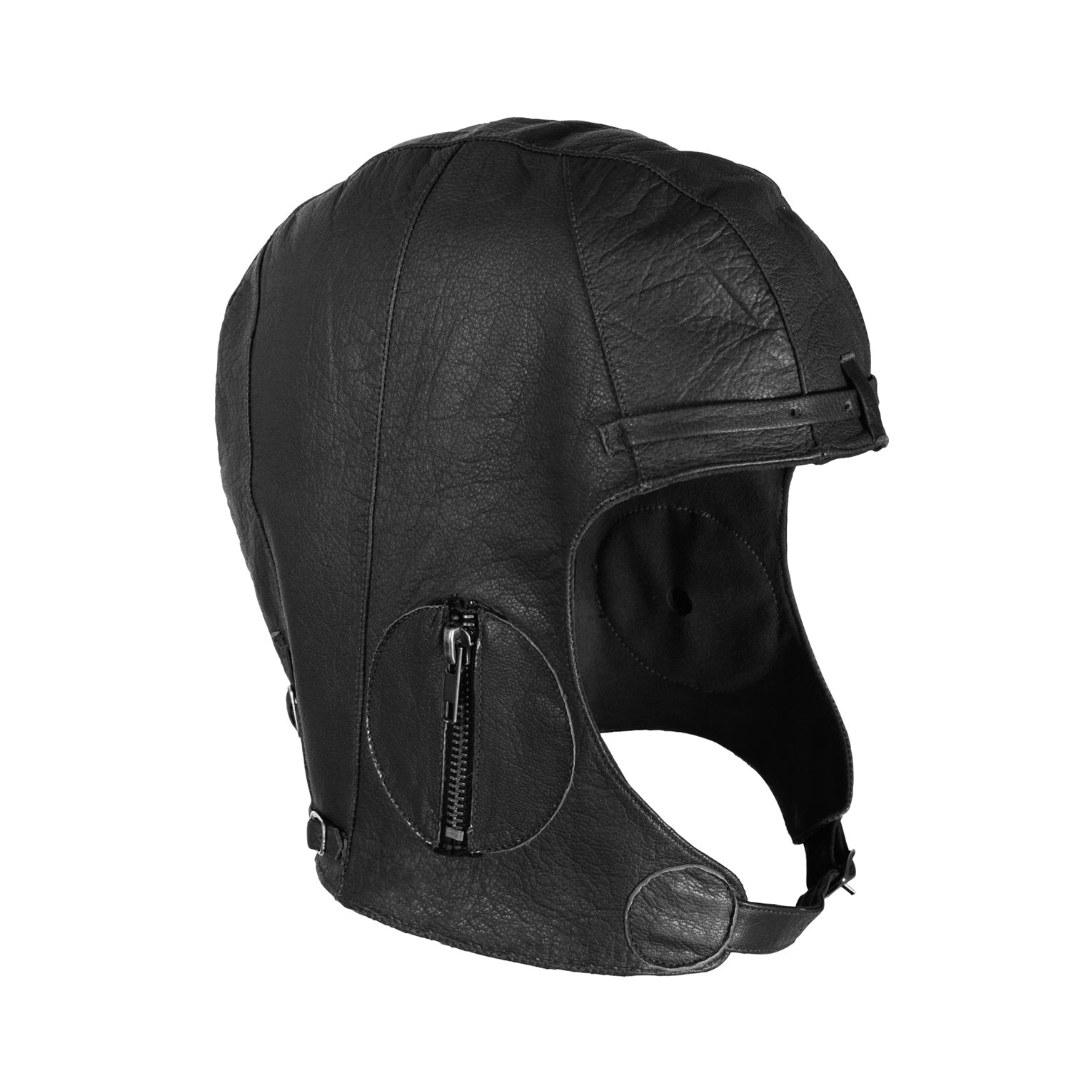 Rothco WWII Style Leather Pilots Helmet Black
