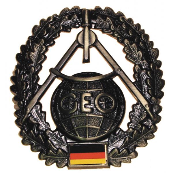 German Army Bundeswehr Beret Insignia - Topography