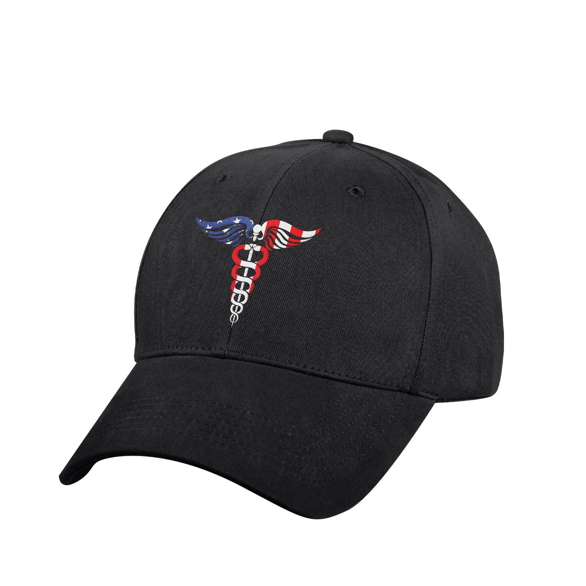 Rothco Medical Symbol (Caduceus) Low Profile Hat Red White & Blue