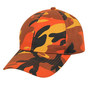 Rothco Color Camo Supreme Low Profile Cap - SAVAGE ORANGE Camo