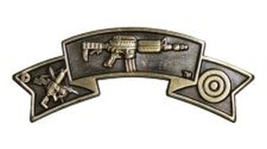 CENTER MASS® PATROL RIFLE QUALIFICATION PIN  - Size 2 X ¾ inches