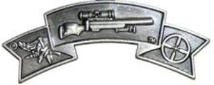 CENTER MASS® POLICE SNIPER QUALIFICATION PIN  - Size 2 X ¾ inches