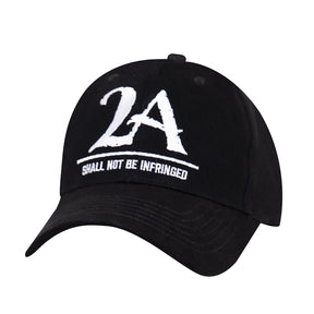 Rothco 2A "Shall Not Be Infringed" Low Profile Cap - Black