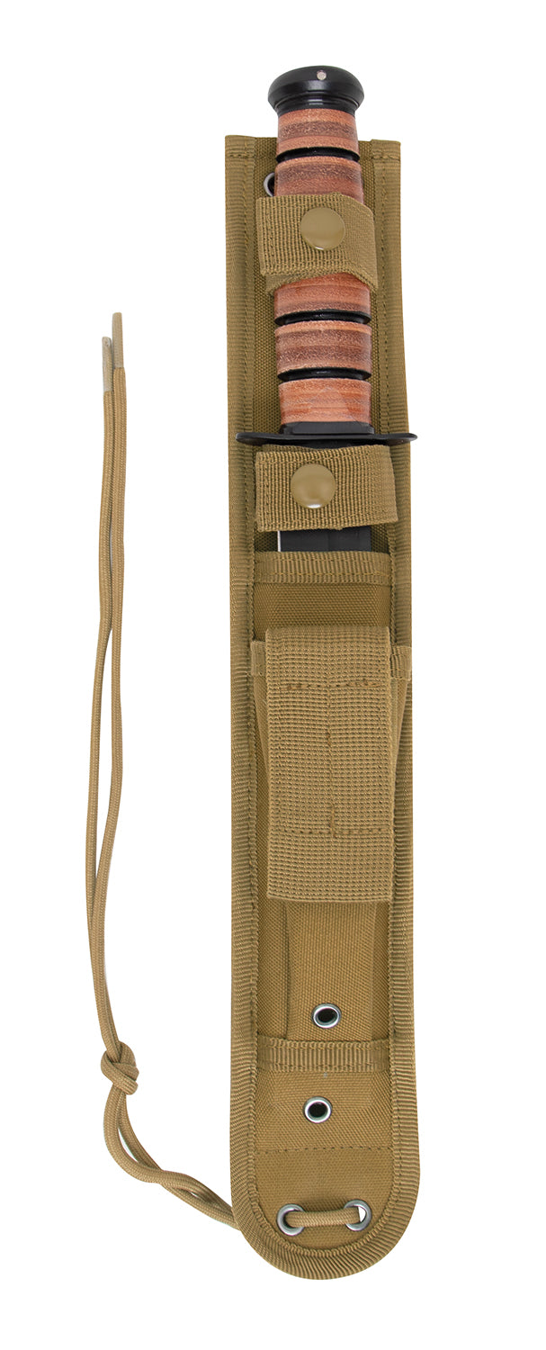 Rothco MOLLE Knife Sheath Coyote Brown