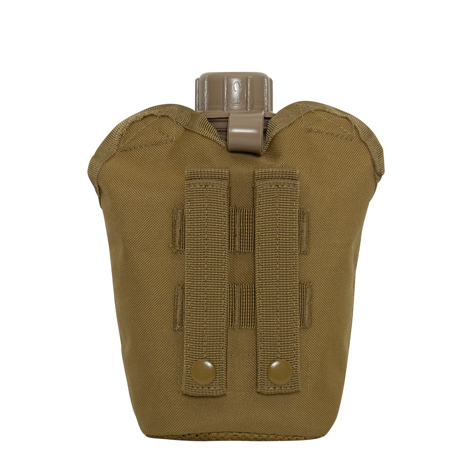 Rothco MOLLE Compatible 1 Quart Canteen Pouch / Cover Coyote Brown