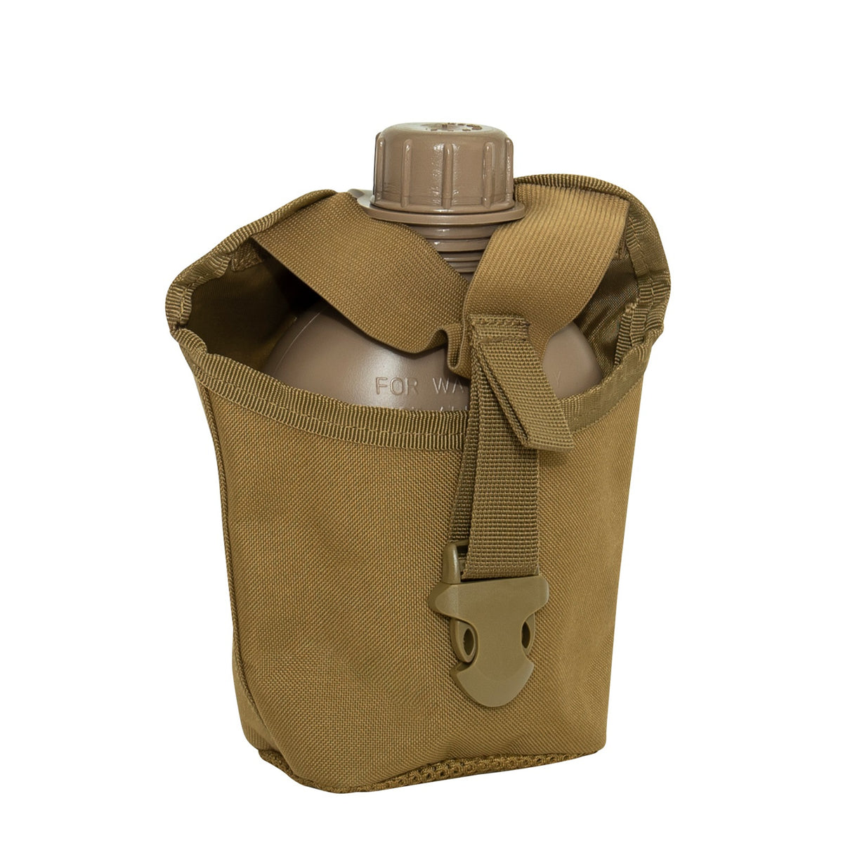 Rothco MOLLE Compatible 1 Quart Canteen Pouch / Cover Coyote Brown