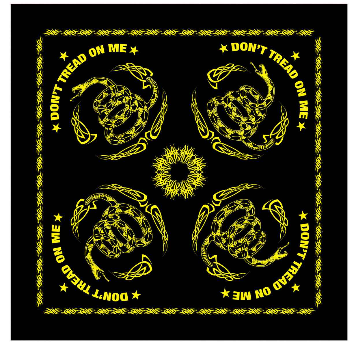 Rothco Don't Tread On Me Bandana - 22 x 22 inch