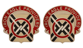 404th Support Battalion Unit Crest - Pair - IRON EAGLE PROVIDERS