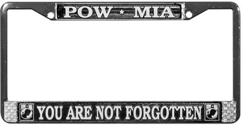 Honor Country POW MIA License Plate Frame