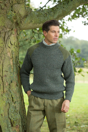 Chatsworth Classic Outdoor Sweater | Woolly Pully | Military Sweater